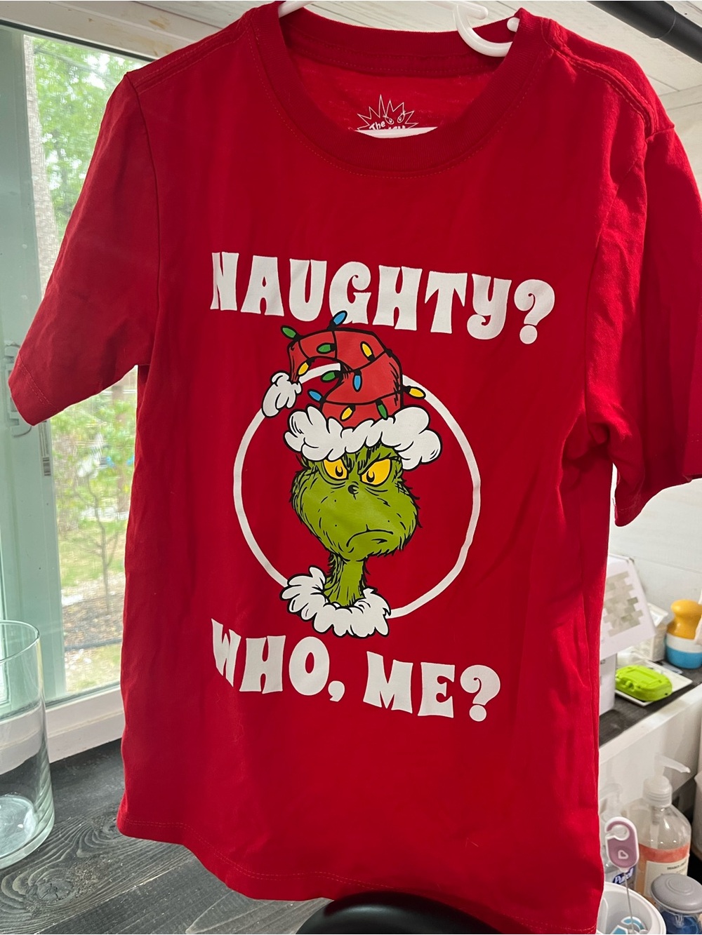 Kids' Grinch Graphic Short-Sleeve Tee - Red